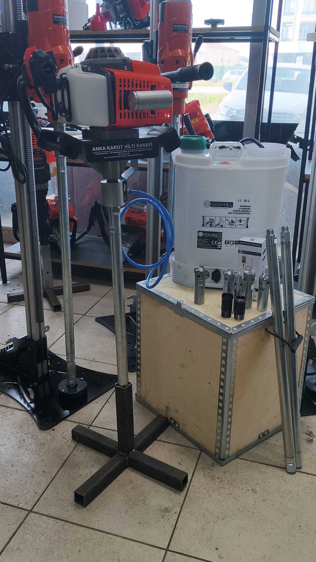 5,5 Redüktörlü El Karot Makinesi